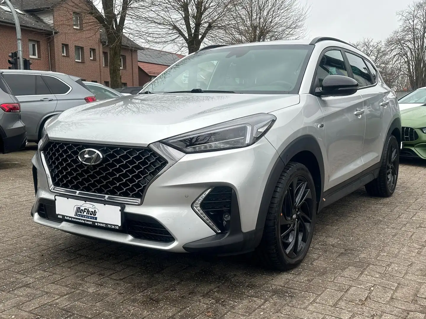 Hyundai TUCSON N Line Mild-Hybrid 4WD*LED*NAVI*SHZ*360°* Silber - 2