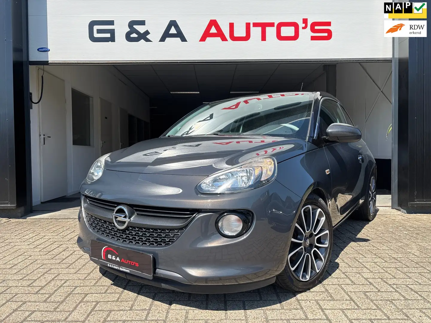 Opel Adam 1.4 Jam / AC / CRUISE CTRL / PANO / STUUR+STOELVER Gris - 1