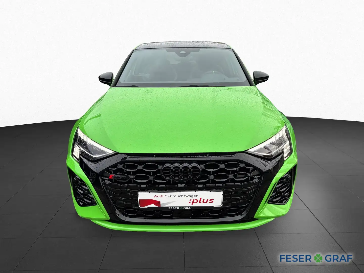 Audi RS3 Sportback qu. S-tr+B&O+Keramik+Pano+Head-Up+ Groen - 2