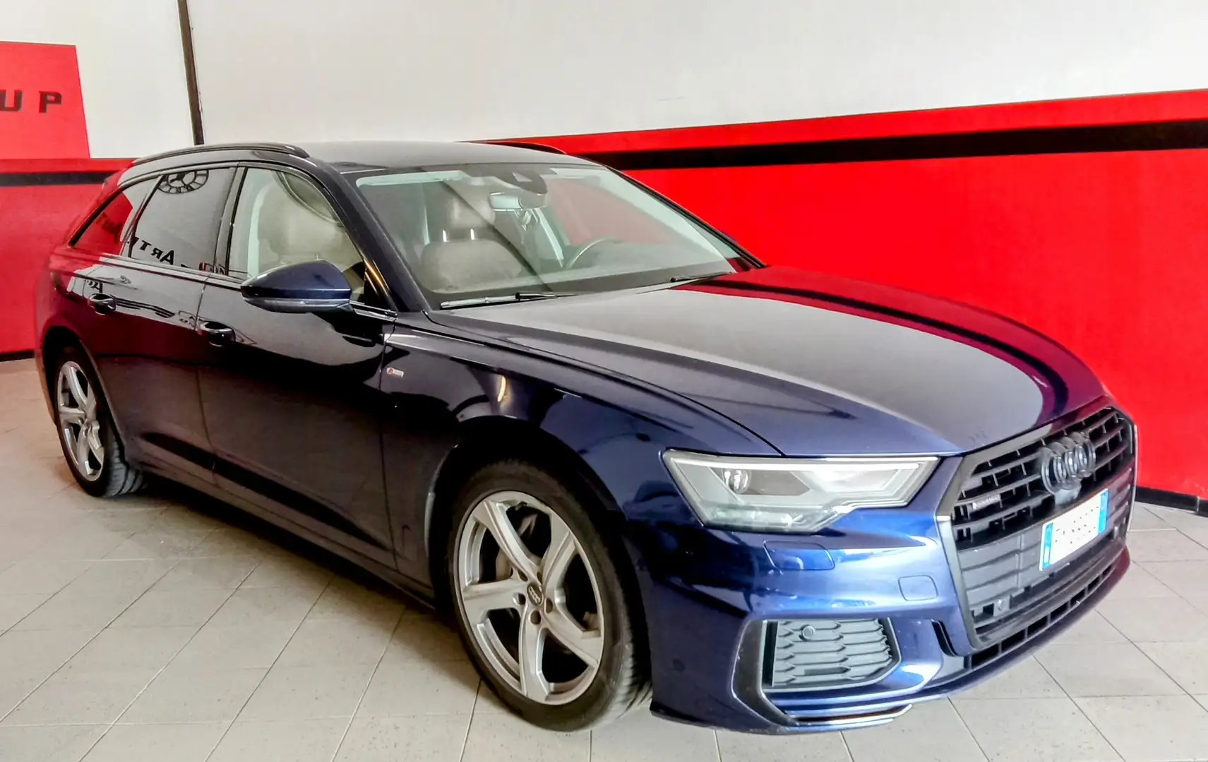 Audi A6 V 2018 Avant 50 3.0 tdi  Design quattro tiptronic Bleu - 2