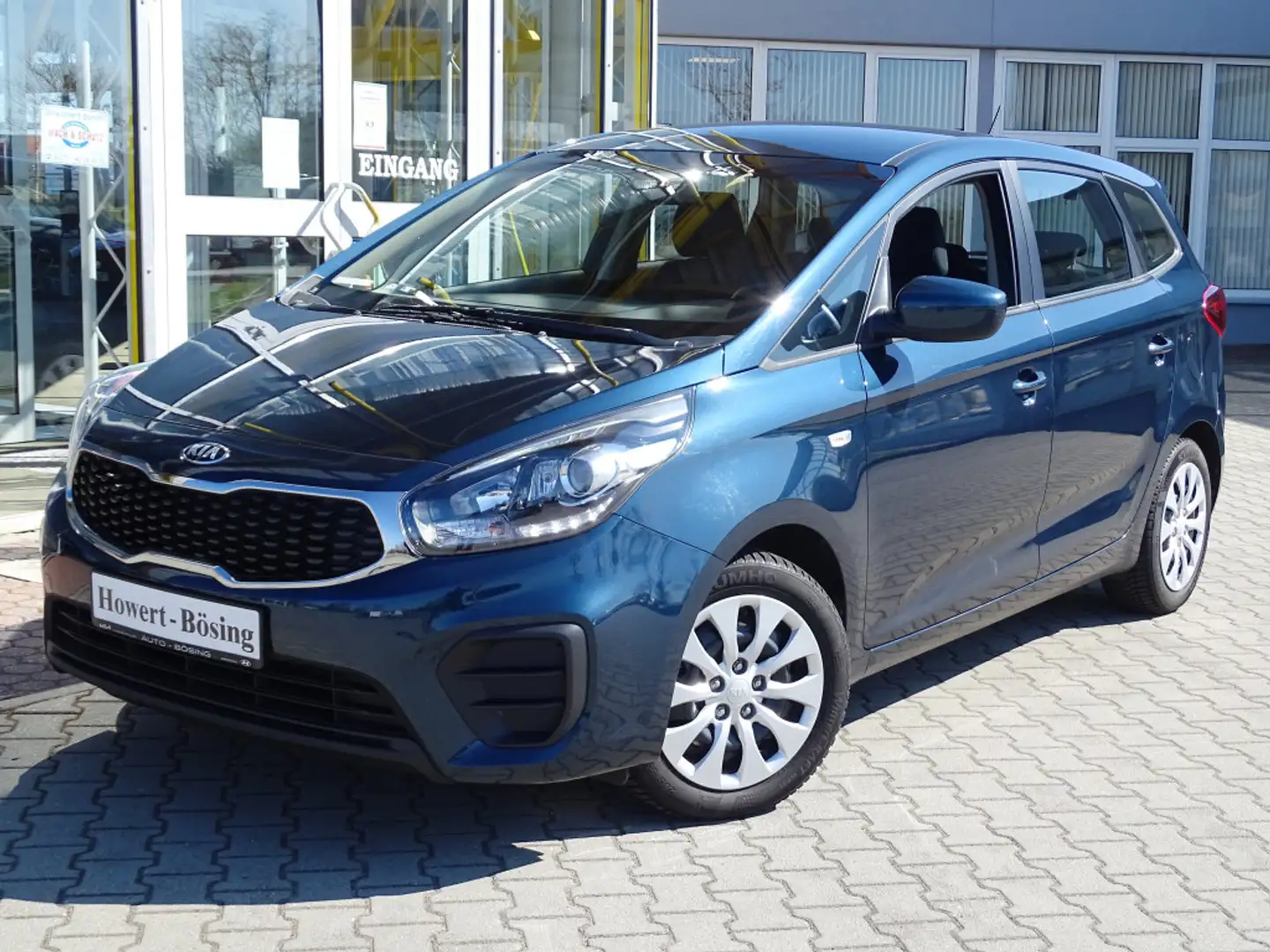 Kia Carens 1.6 Isofix-Klima-Allwetter-Tempom.-1.Hand Albastru - 1