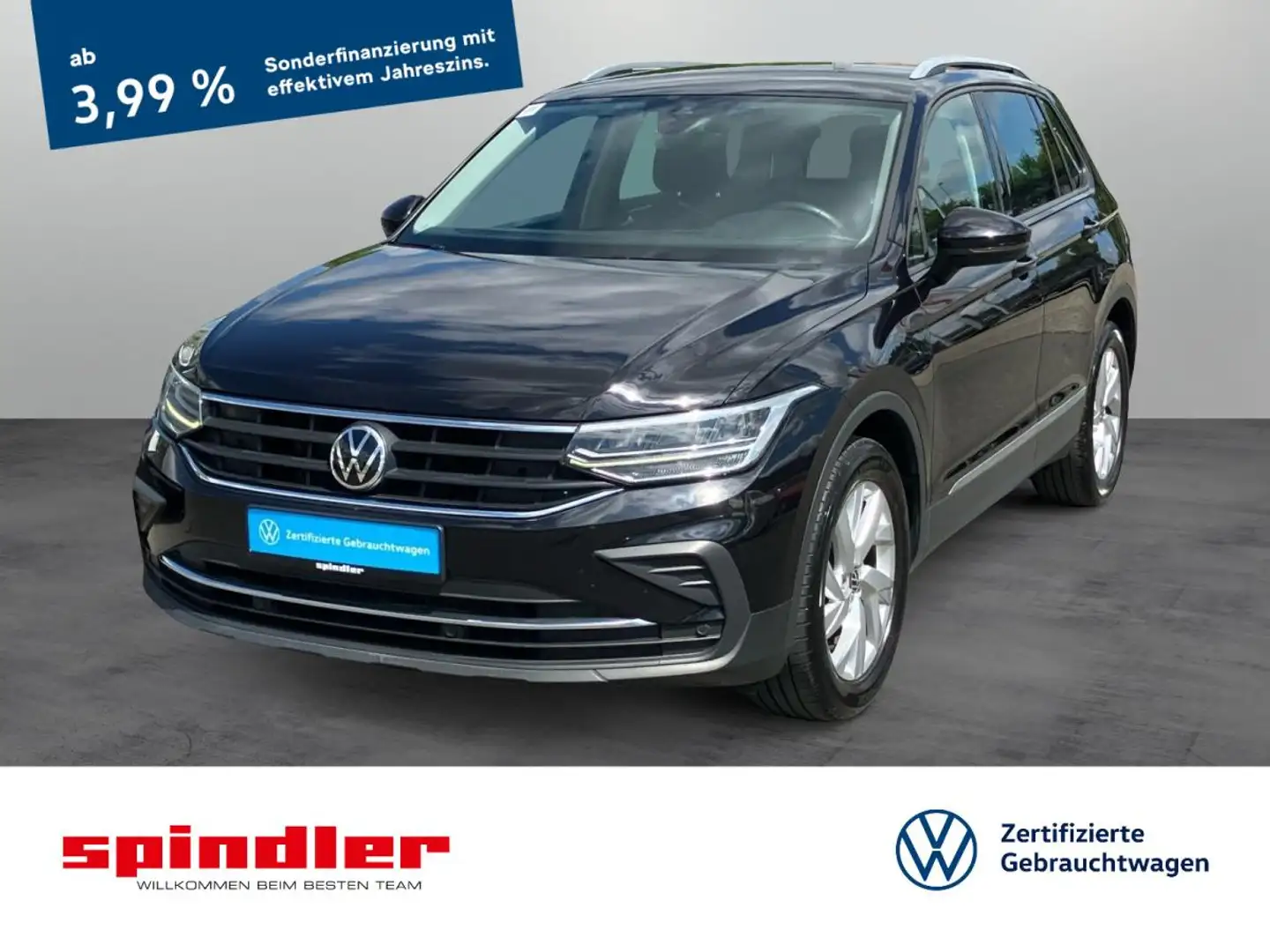 Volkswagen Tiguan United 2.0 TDI DSG / Navi, LED, RFK, ACC Schwarz - 1