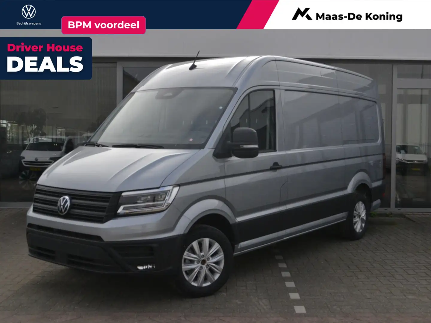 Volkswagen Crafter Bedrijfswagens 35 2.0 TDI 140pk DSG Exclusive L3H3 Zilver - 1