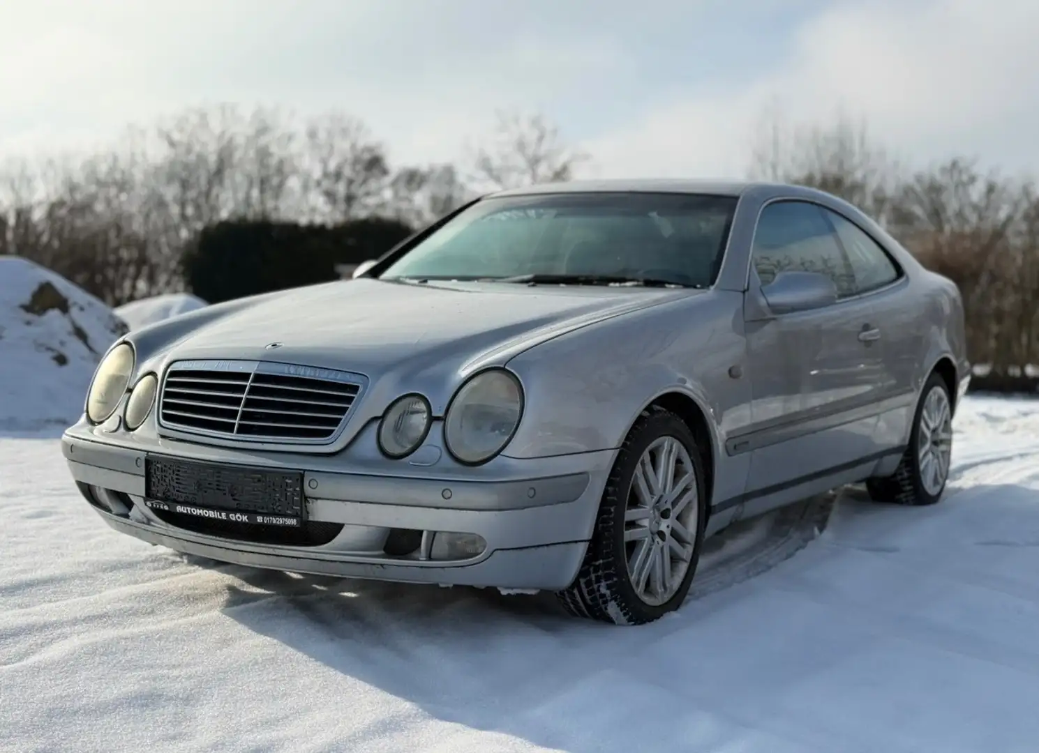 Mercedes-Benz CLK 230 Coupe Kompressor Elegance*AUTOMATIK*KLIMAAUTOM.*NA Silber - 1