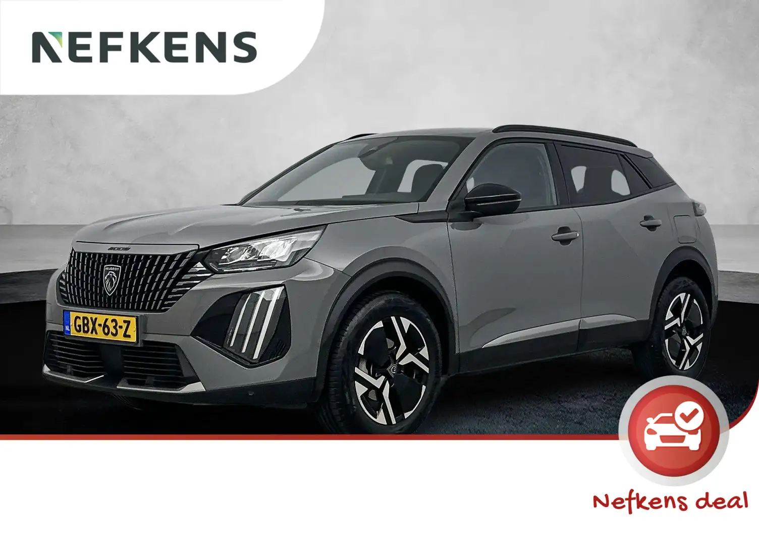 Peugeot 2008 SUV 1.2 100 pk Allure | Navigatie | Camera | Led | Grijs - 1
