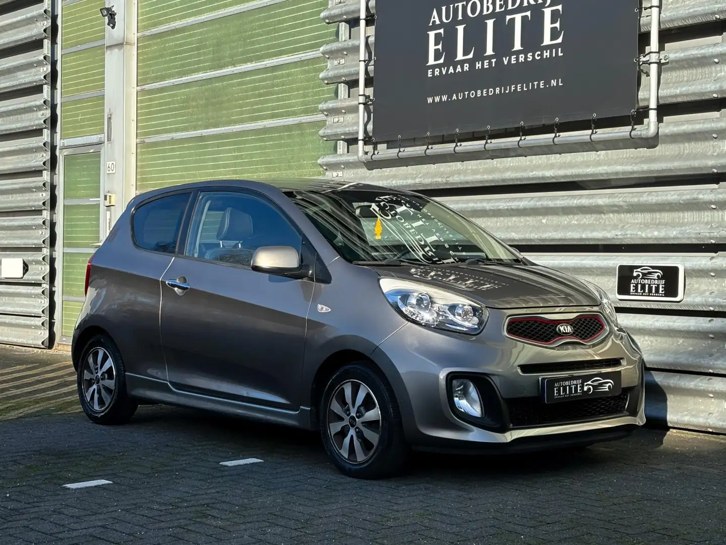 Kia Picanto 1.0 CVVT X-treme| 1e Eigenaar |113703km NAP|Leer Grijs - 2