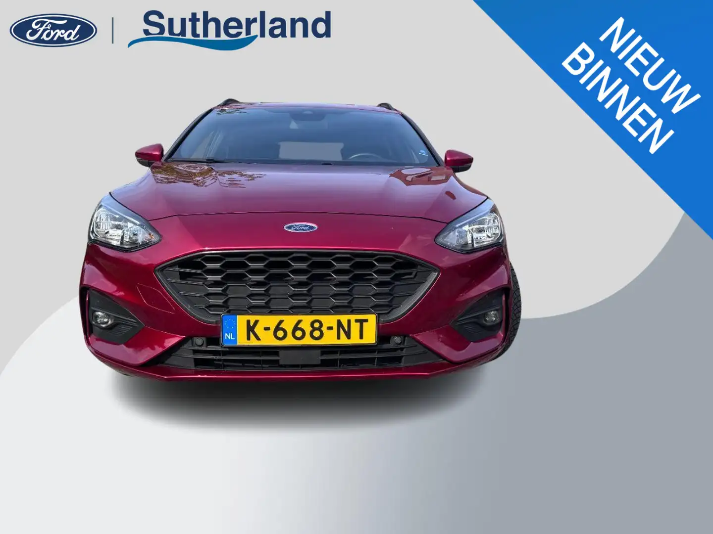 Ford Focus Wagon 1.0 EcoBoost ST Line Business 125pk | Wegkla Rood - 1
