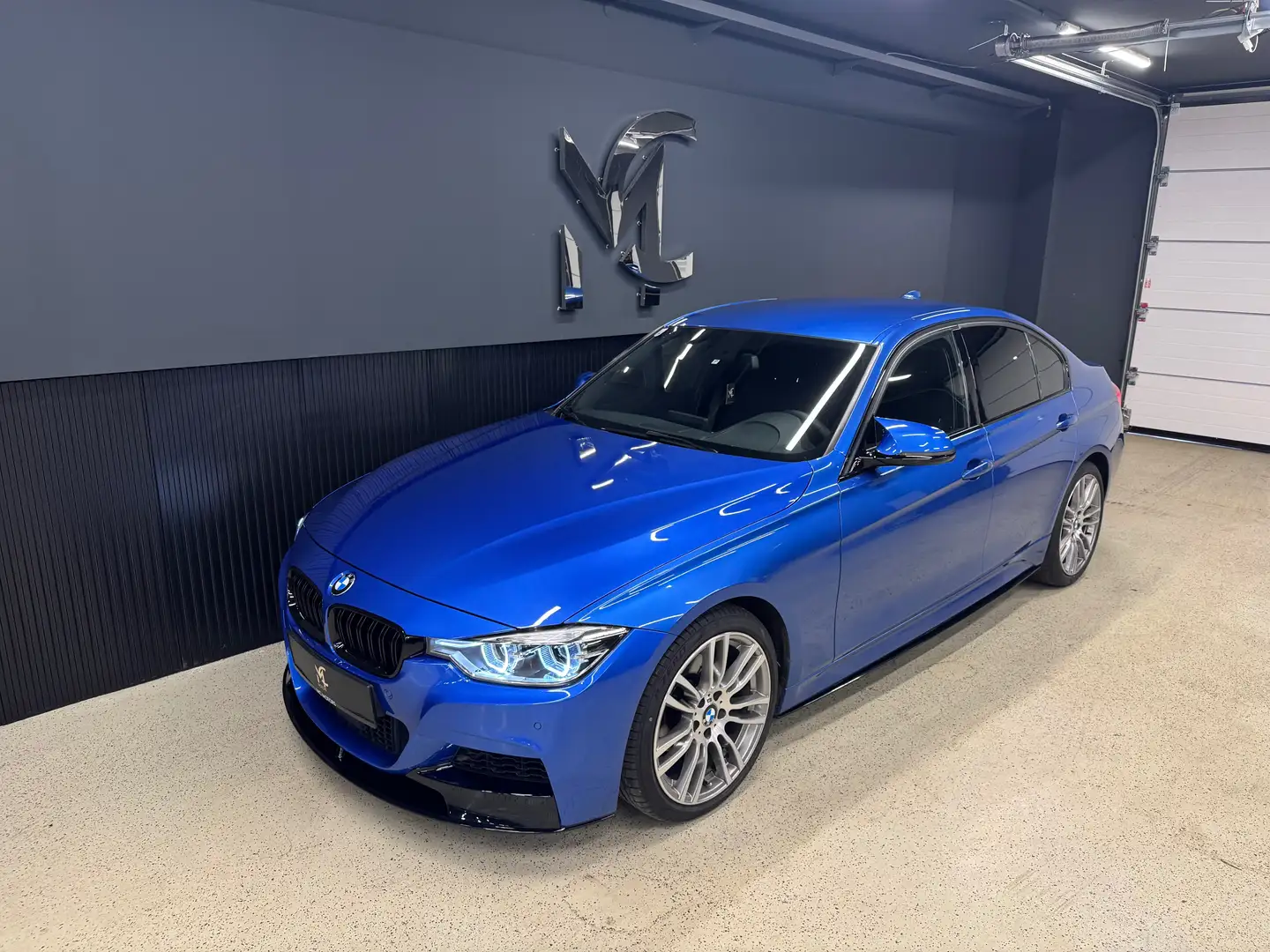 BMW 320 320d F30`LED`M-PERF.`340i LOOK`NAVI`ALCANTARA` Blu/Azzurro - 1