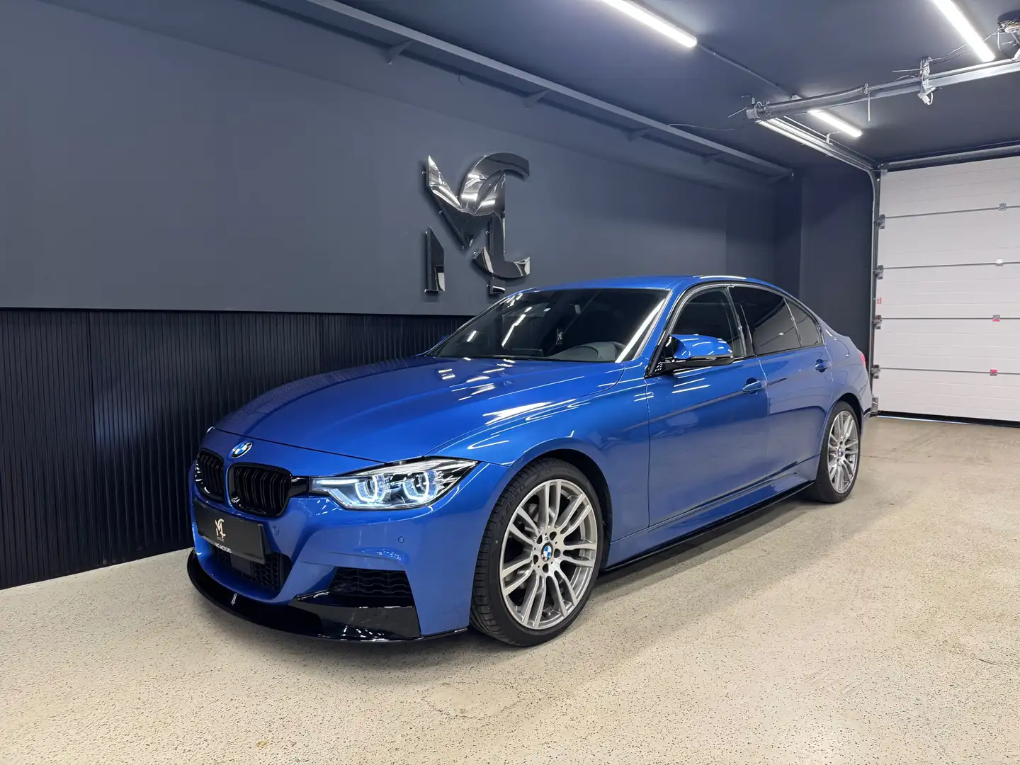 BMW 320 320d F30`LED`M-PERF.`340i LOOK`NAVI`ALCANTARA` Blu/Azzurro - 2
