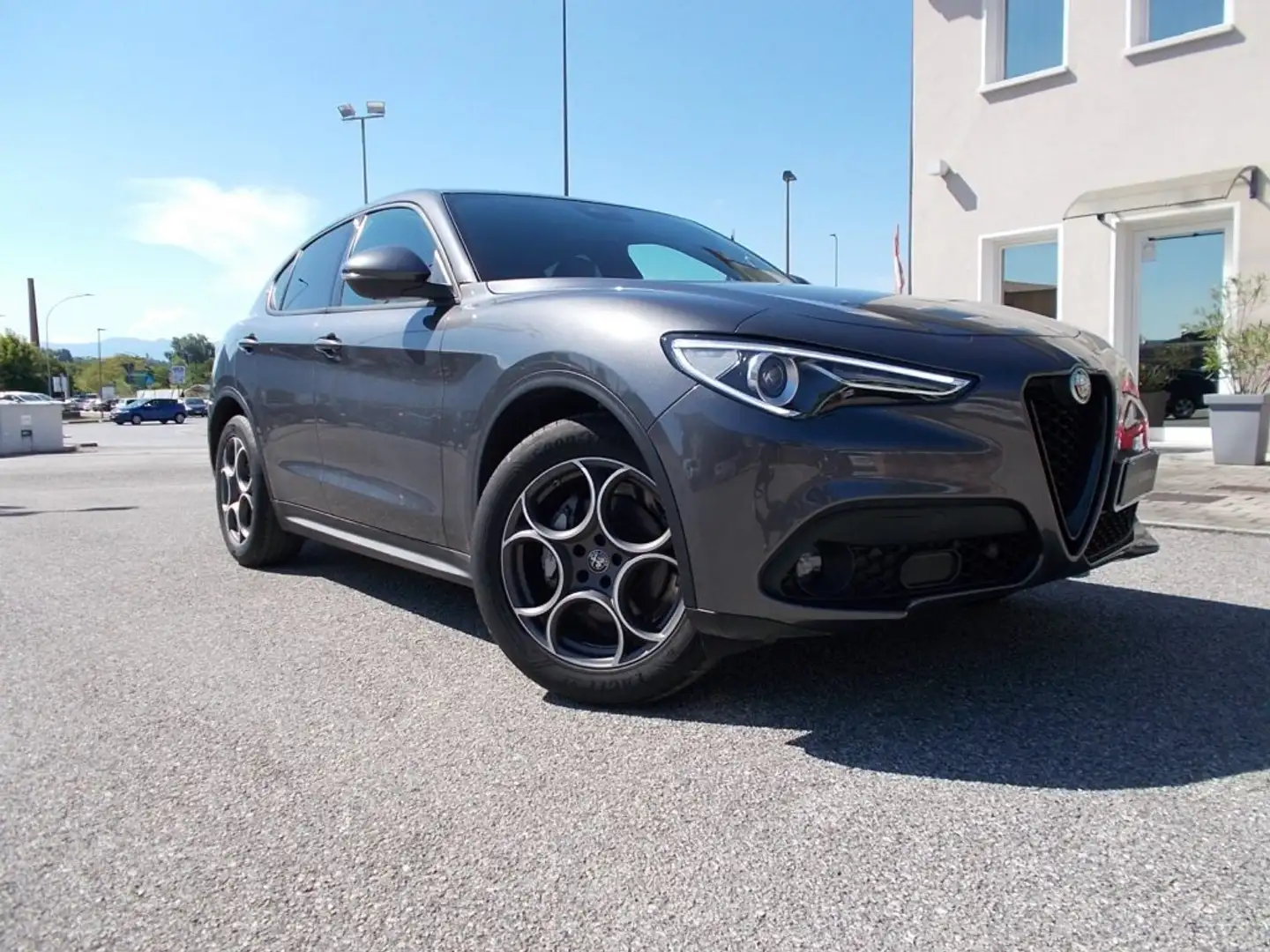 Alfa Romeo Stelvio 2.2 Turbodiesel 190 CV AT8 Q4 Sprint Gris - 1