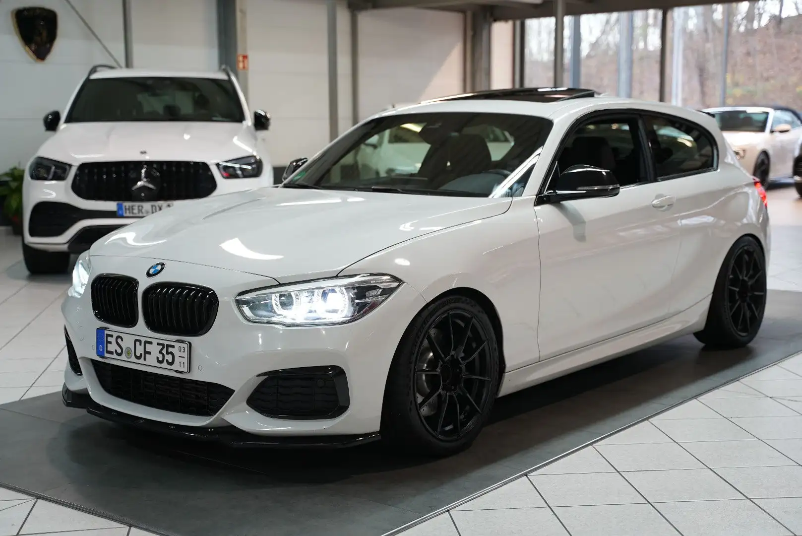 BMW 135 i AUT*DEUTSCH*2.HD*KW*HJS*MILLWAY*MOTEC* Blanc - 1