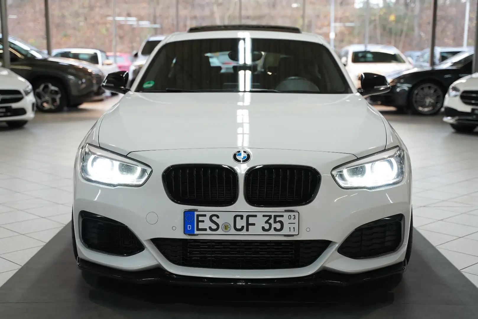 BMW 135 i AUT*DEUTSCH*2.HD*KW*HJS*MILLWAY*MOTEC* Blanc - 2