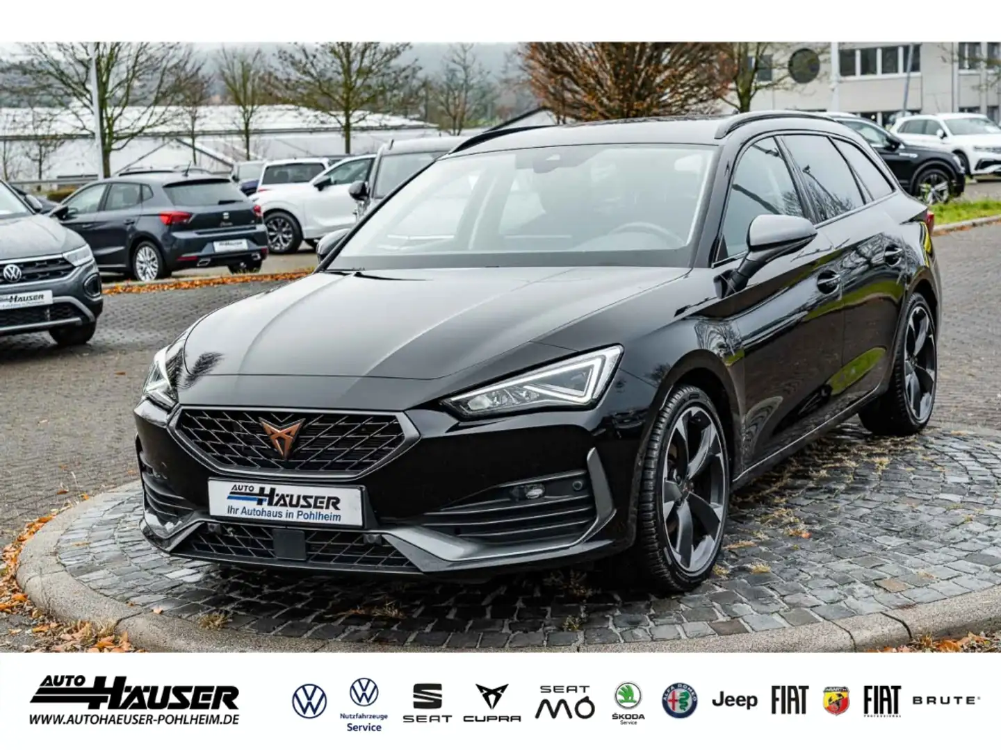 CUPRA Leon Sportstourer 1.5 eTSI DSG NAVI KAMERA PARK ACC LED Чорний - 1
