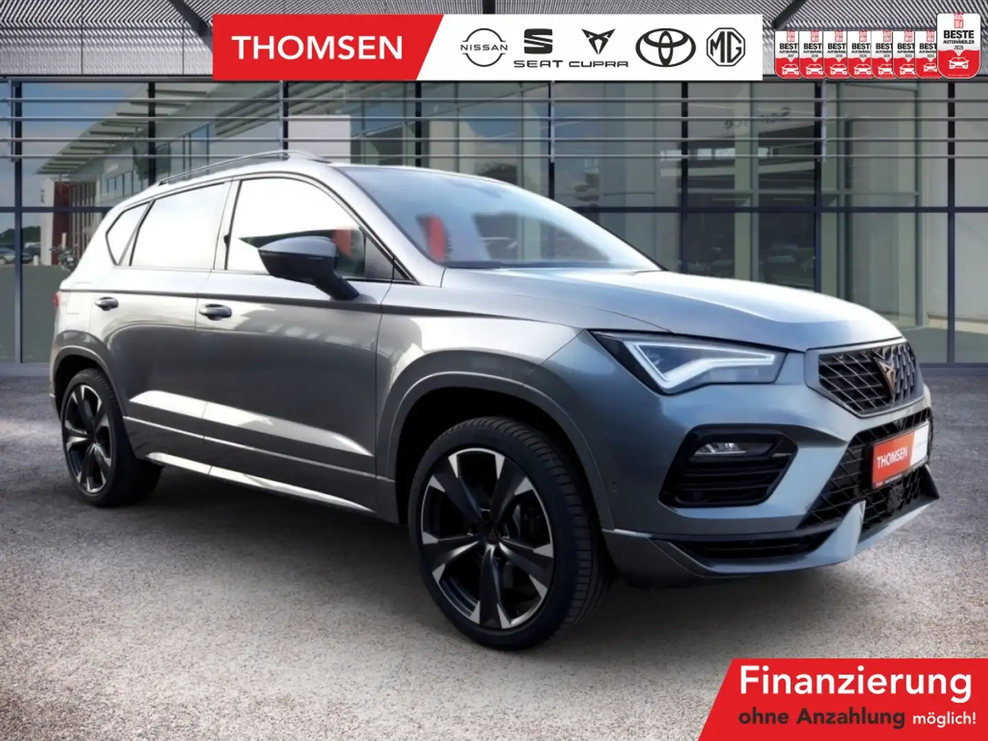 CUPRA Ateca 2.0 TSI 4Drive VZ AHK Navi ACC AUT LED SD Grijs - 1