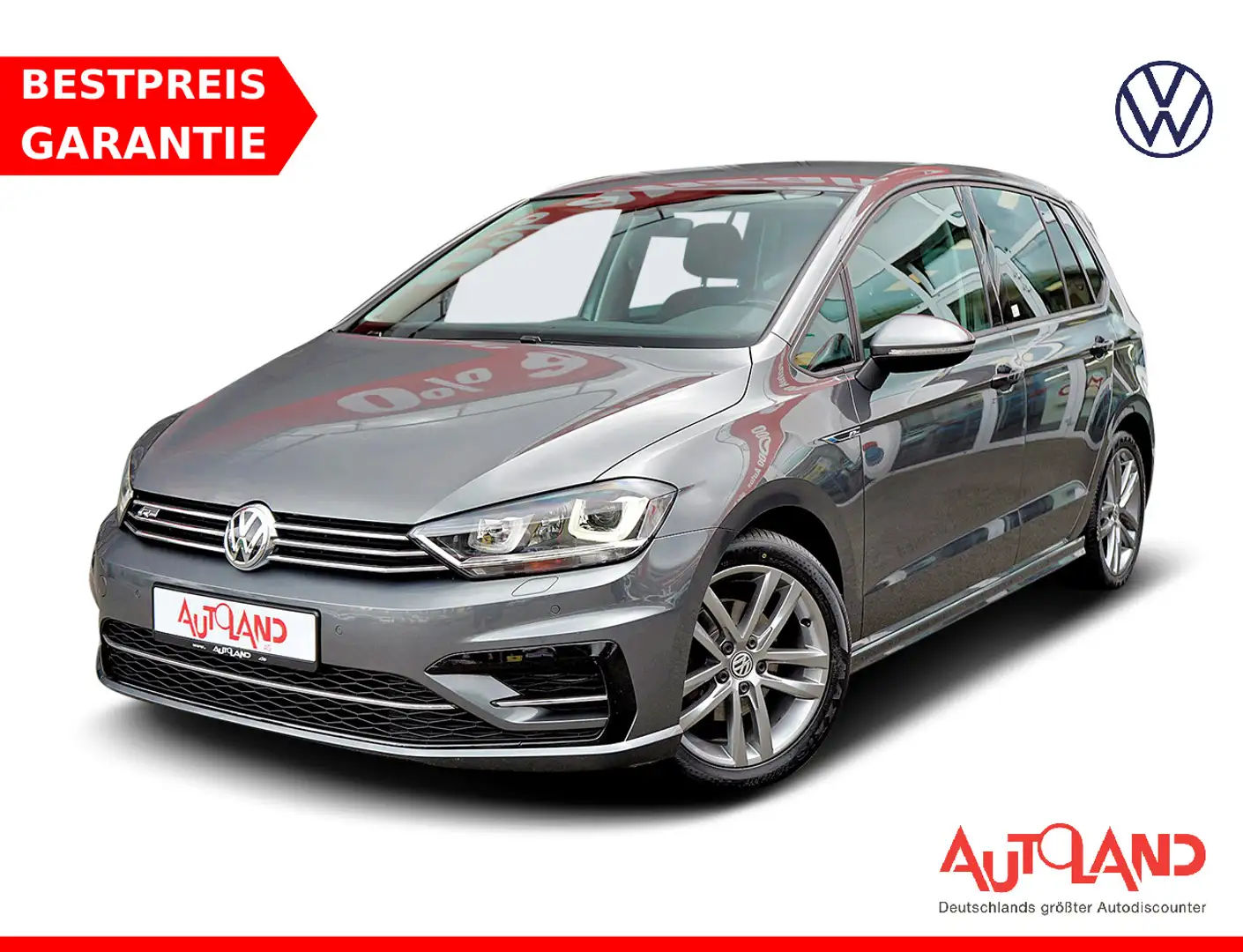 Volkswagen Golf Sportsvan 1.4 R-Line LED Klimaaut. Tempomat Grau - 1
