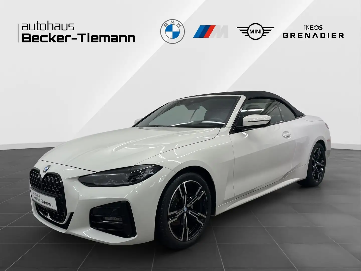 BMW 420 i Cabrio,A,M Sport,Klimaautomatik,Tempomat,etc. Weiß - 1
