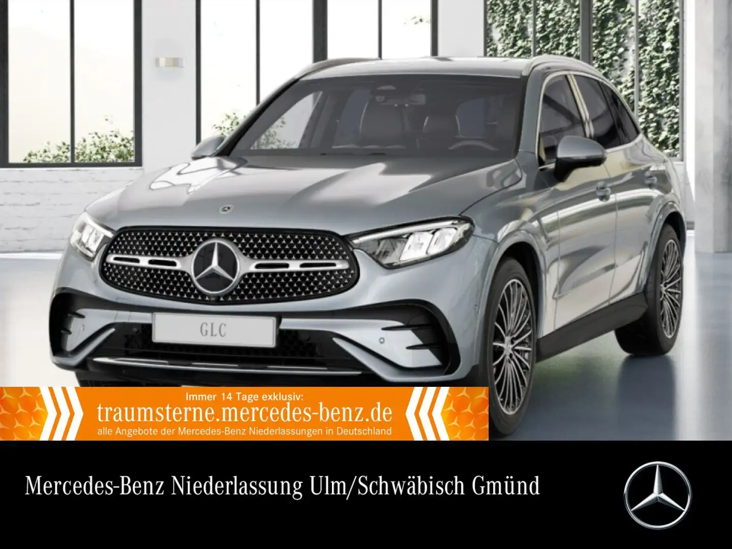 Mercedes-Benz GLC 200 d 4M AMG+360+AHK+LED+TOTW+KEYLESS+9G Argent - 1