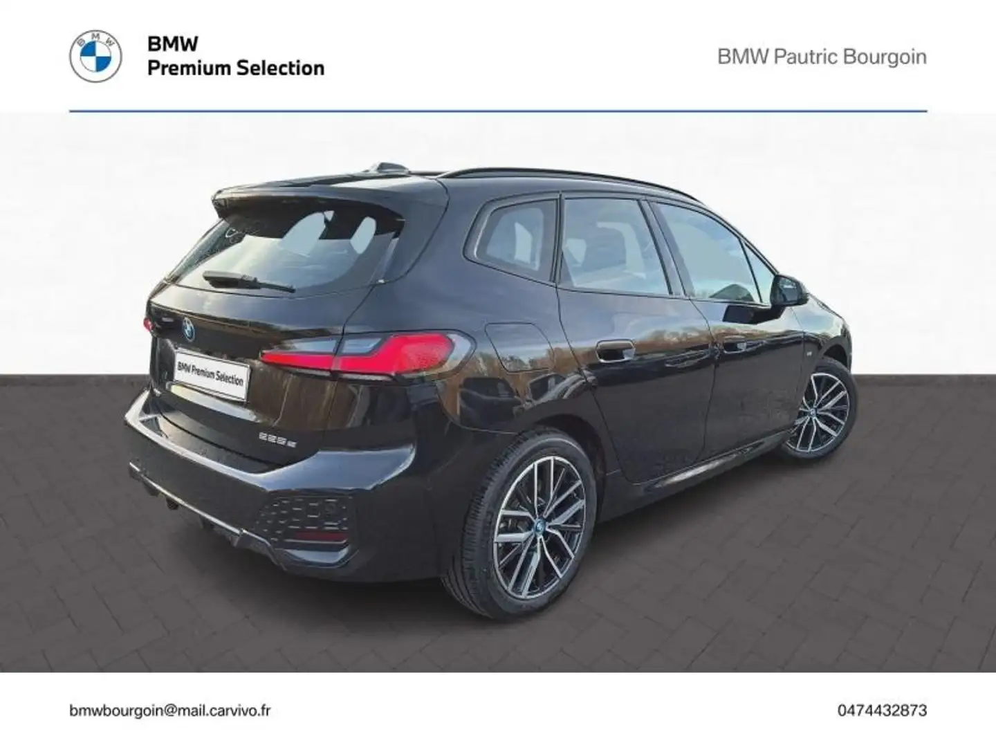 BMW 225 225e 245ch xDrive M Sport DKG7 Noir - 2