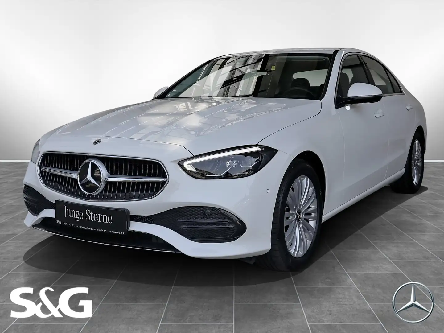 Mercedes-Benz C 180 AHK+KAMERA+CARPLAY+LED+MBUX+SPURHALTE+17" Weiß - 1
