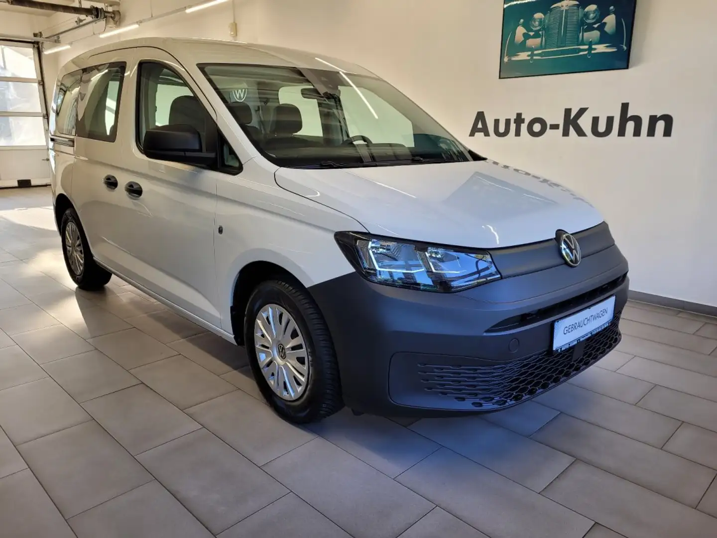 Volkswagen Caddy 2.0 TDI 75KW Kombi EcoProfi AHK,Klima,Allwetter Weiß - 1