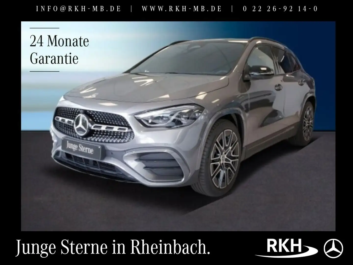 Mercedes-Benz GLA 200 GLA 200 AMG Line Night/360°/Memory/Pano/AHK/Totw Grau - 1