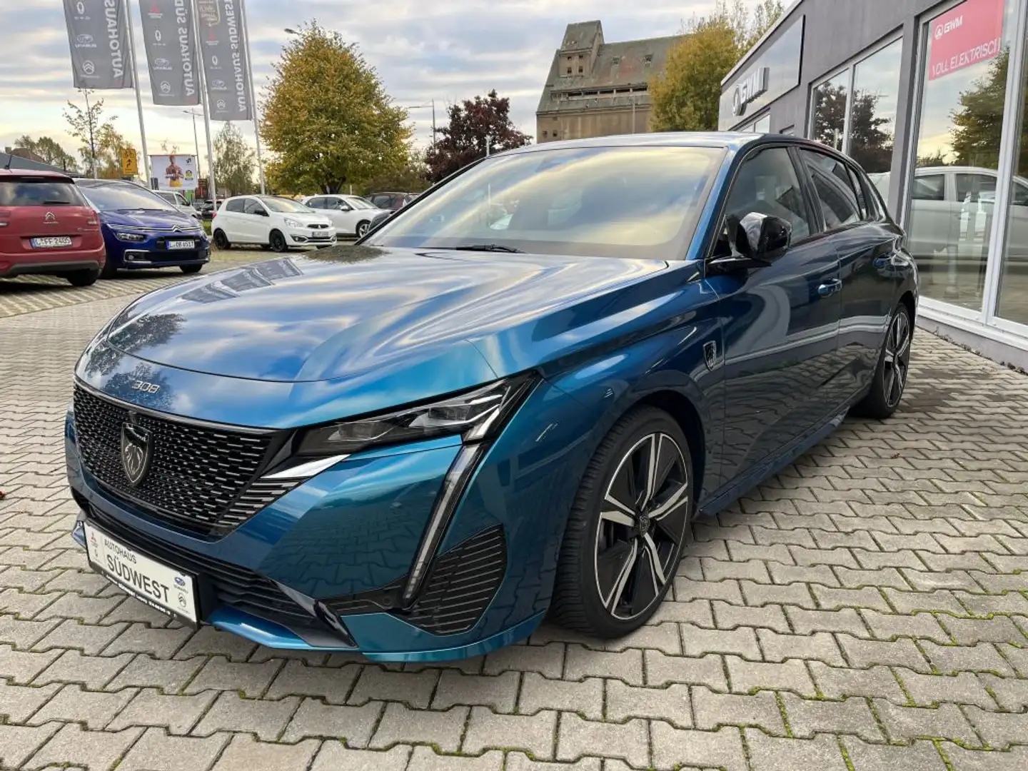 Peugeot 308 PureTech 130 EAT8 GT Bleu - 2