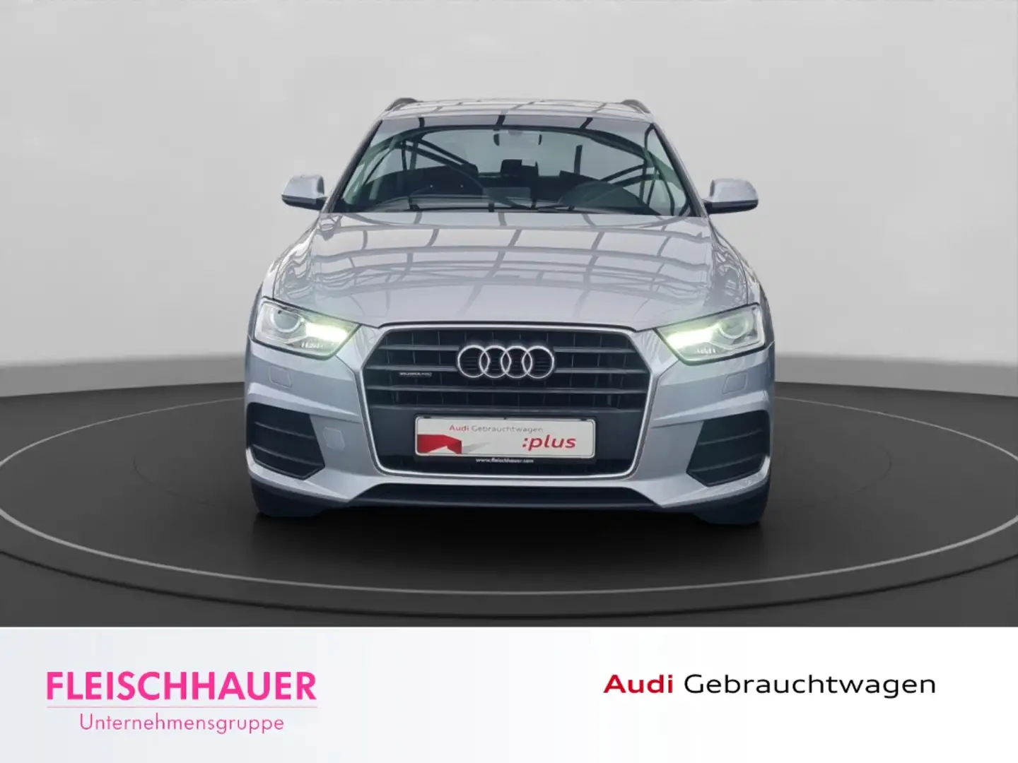 Audi Q3 2,0 TDI quattro AHK+NAVI+APS+DSP-Sound+ Silber - 2