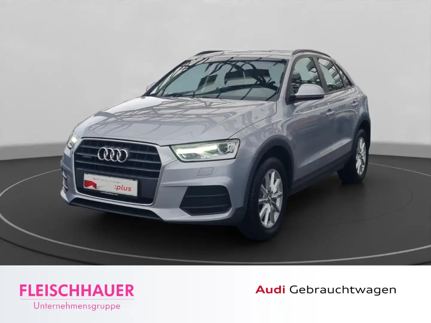 Audi Q3 2,0 TDI quattro AHK+NAVI+APS+DSP-Sound+ Silber - 1