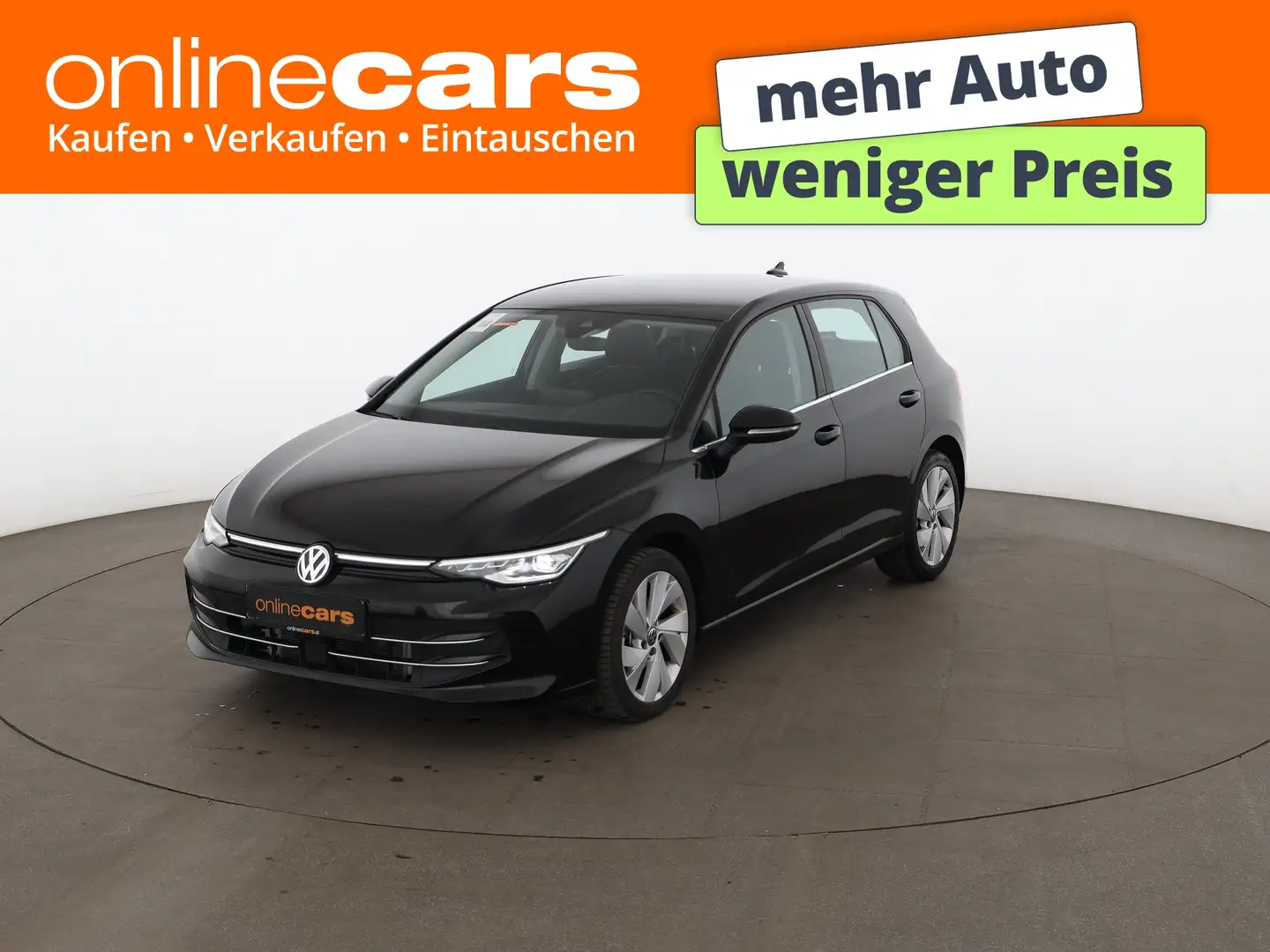 Volkswagen Golf VIII 2.0 TDI Style Aut LED RADAR R-CAM TEMP Schwarz - 1