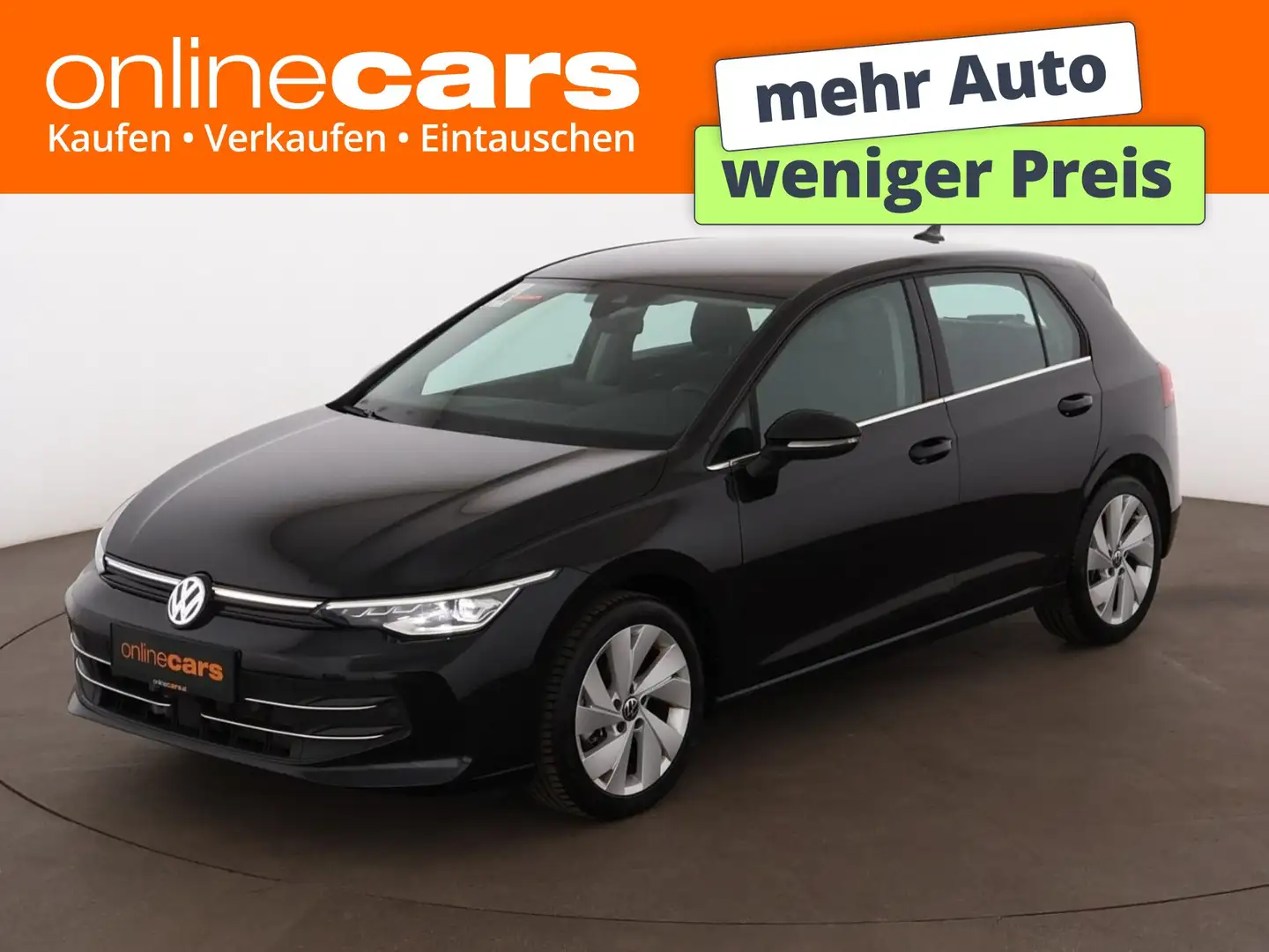 Volkswagen Golf VIII 2.0 TDI Style Aut LED RADAR R-CAM TEMP Schwarz - 1