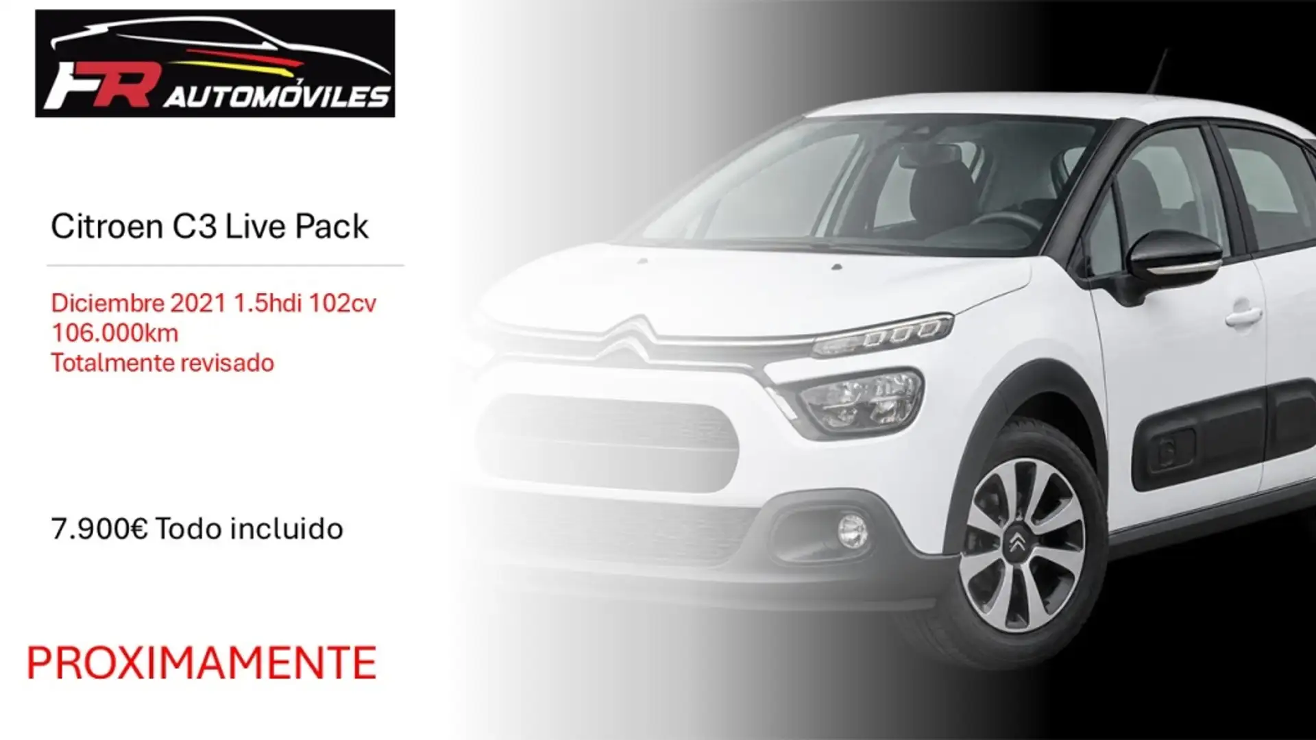 Citroen C3 1.5BlueHDi S&S Live Pack 100 Blanco - 1