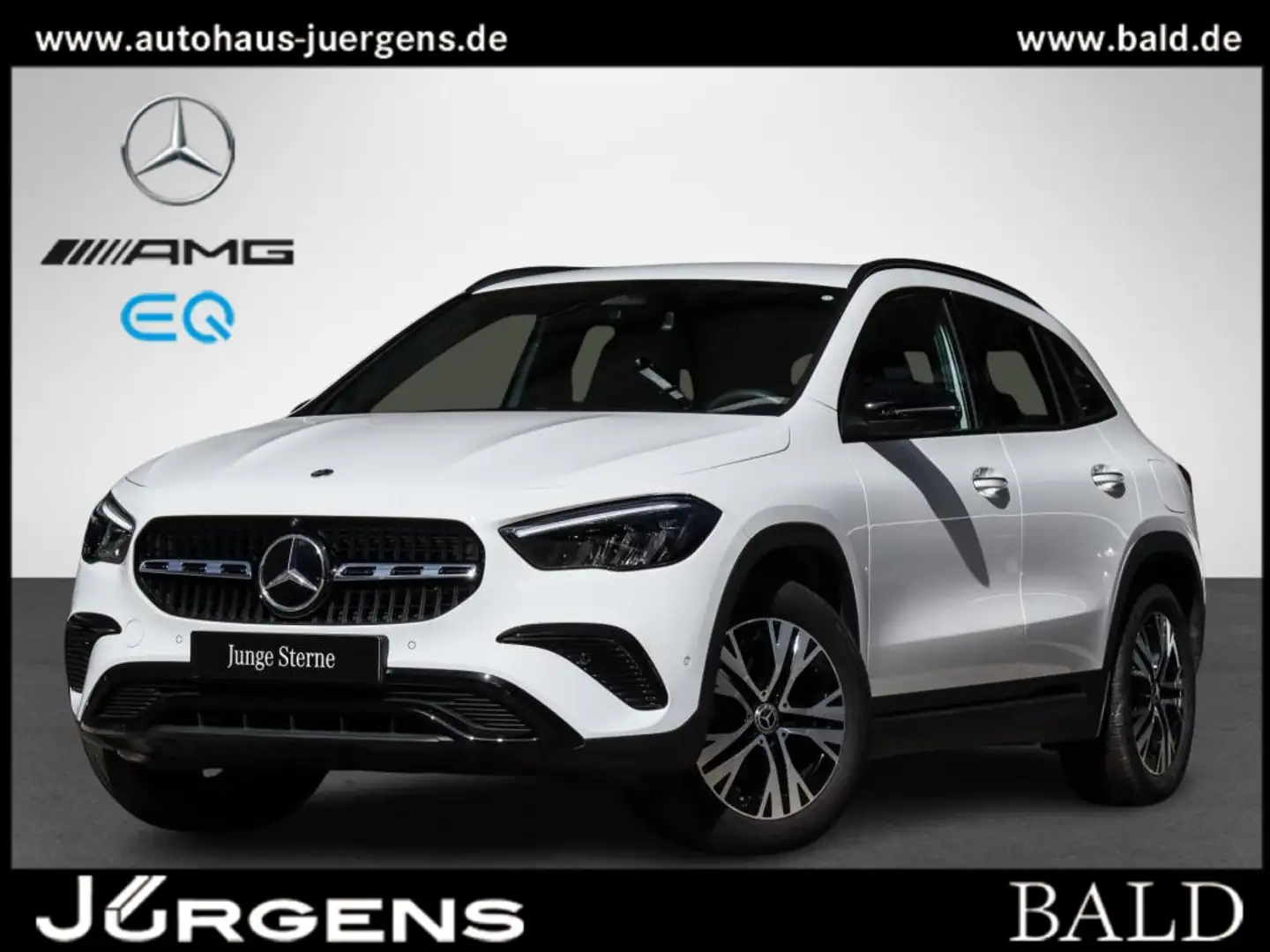 Mercedes-Benz GLA 200 d 4M Progressive/Distr/Night/Memo/360/18 Weiß - 1