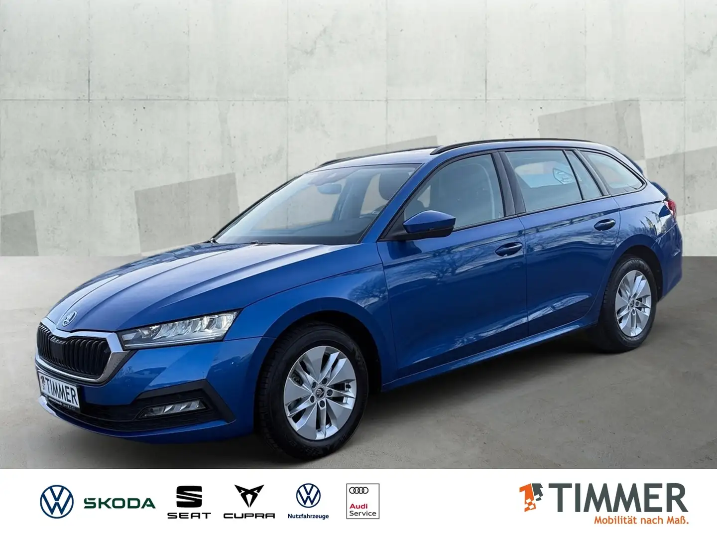 Skoda Octavia Combi 2.0 TDI DSG AMBITION +LED +ACC +STHZG +NAVI Blau - 1