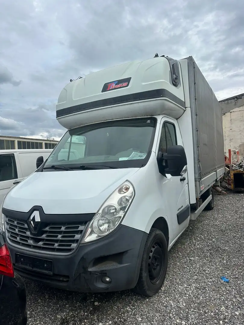Renault Master Renault Master mit Planen Aufbau Weiß - 1