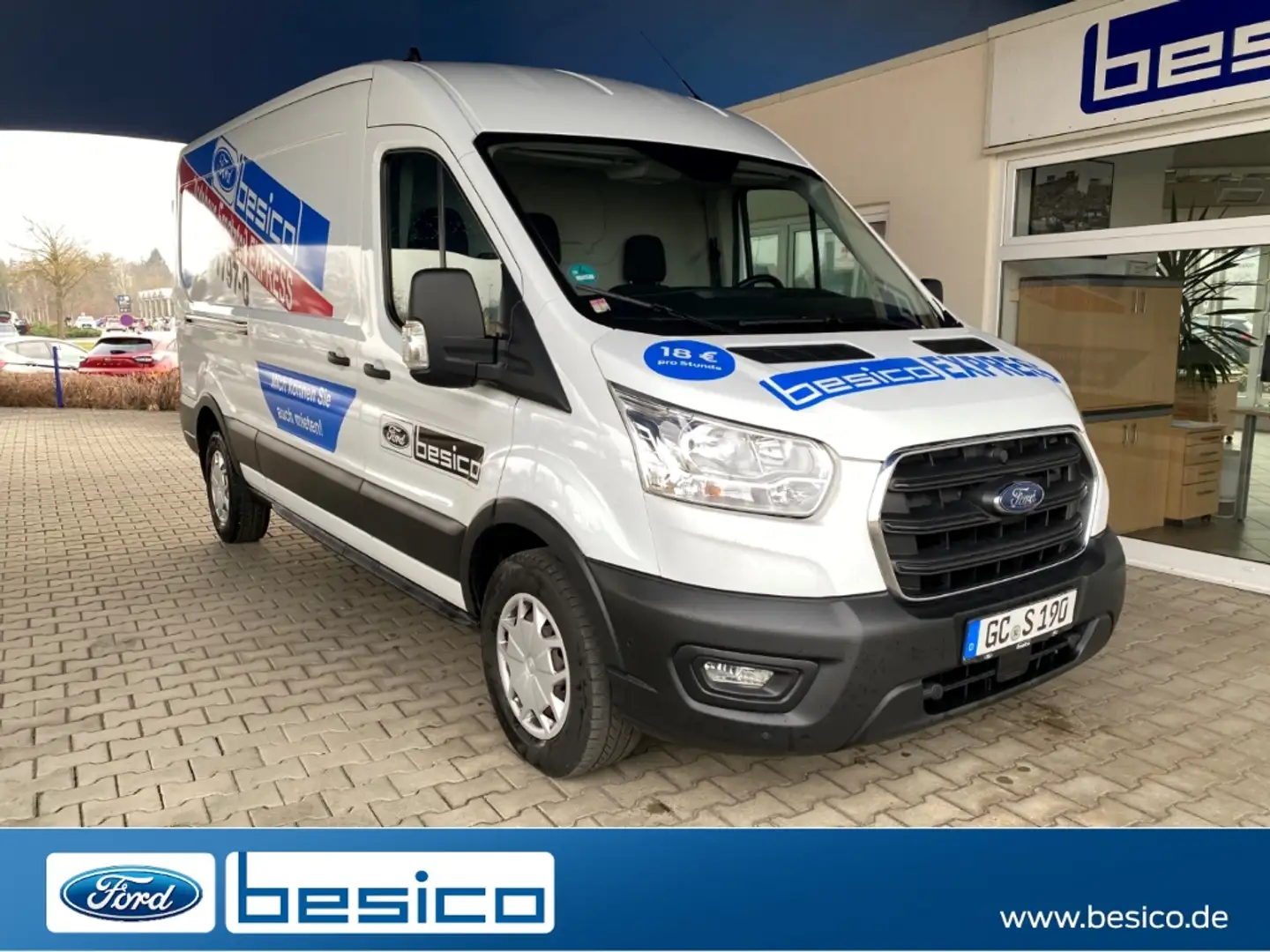 Ford Transit Kasten 350 L3H2 Trend+PDC+Klima+SHZ+DAB+ Weiß - 1