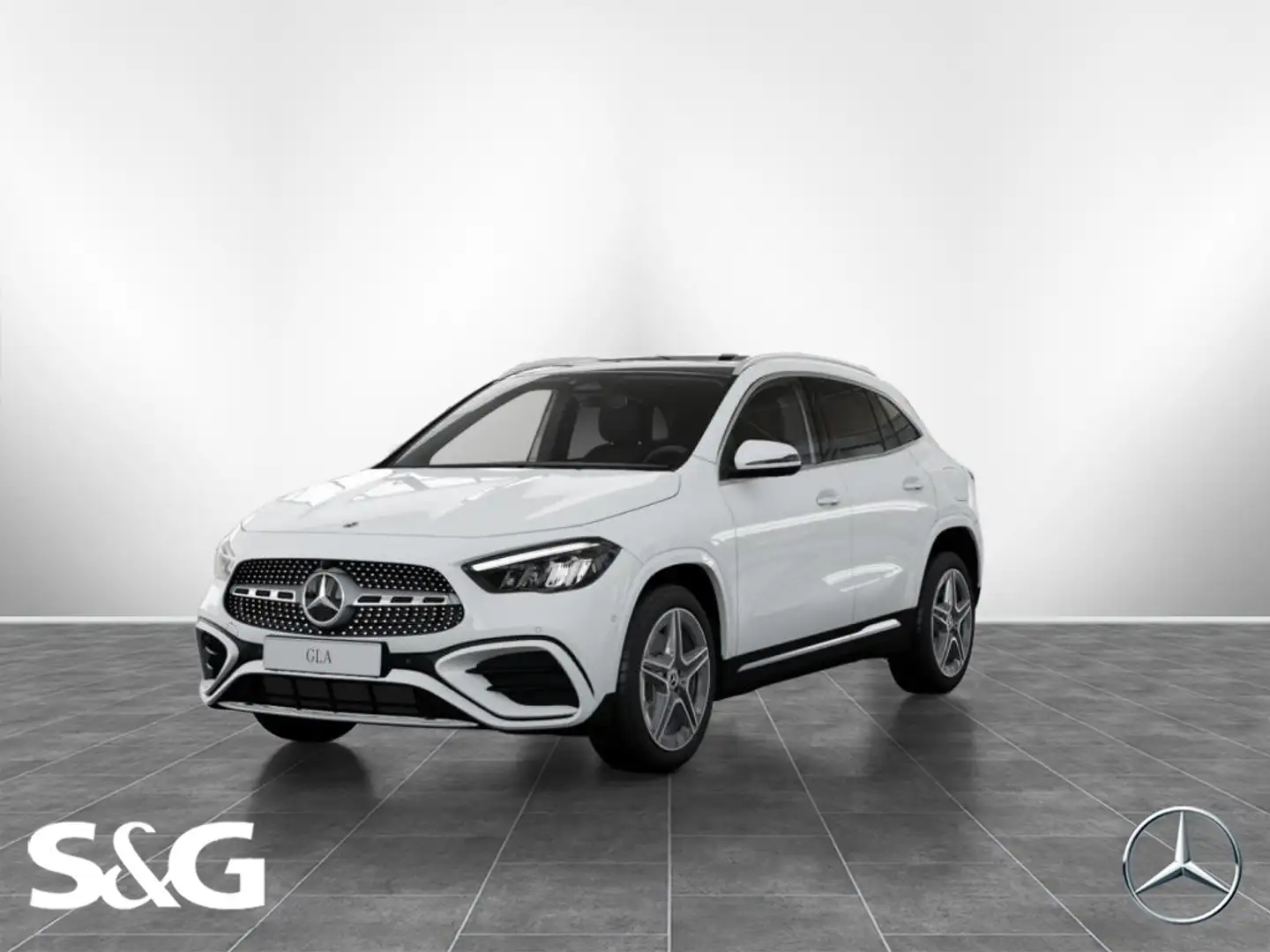 Mercedes-Benz GLA 200 d AMG KAMERA+PANORAMA+TOTWINKEL+MEMORY Weiß - 1