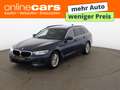 BMW 520 d Touring Aut LED AHK RADAR LEDER H/K NAVI Blau - thumbnail 1