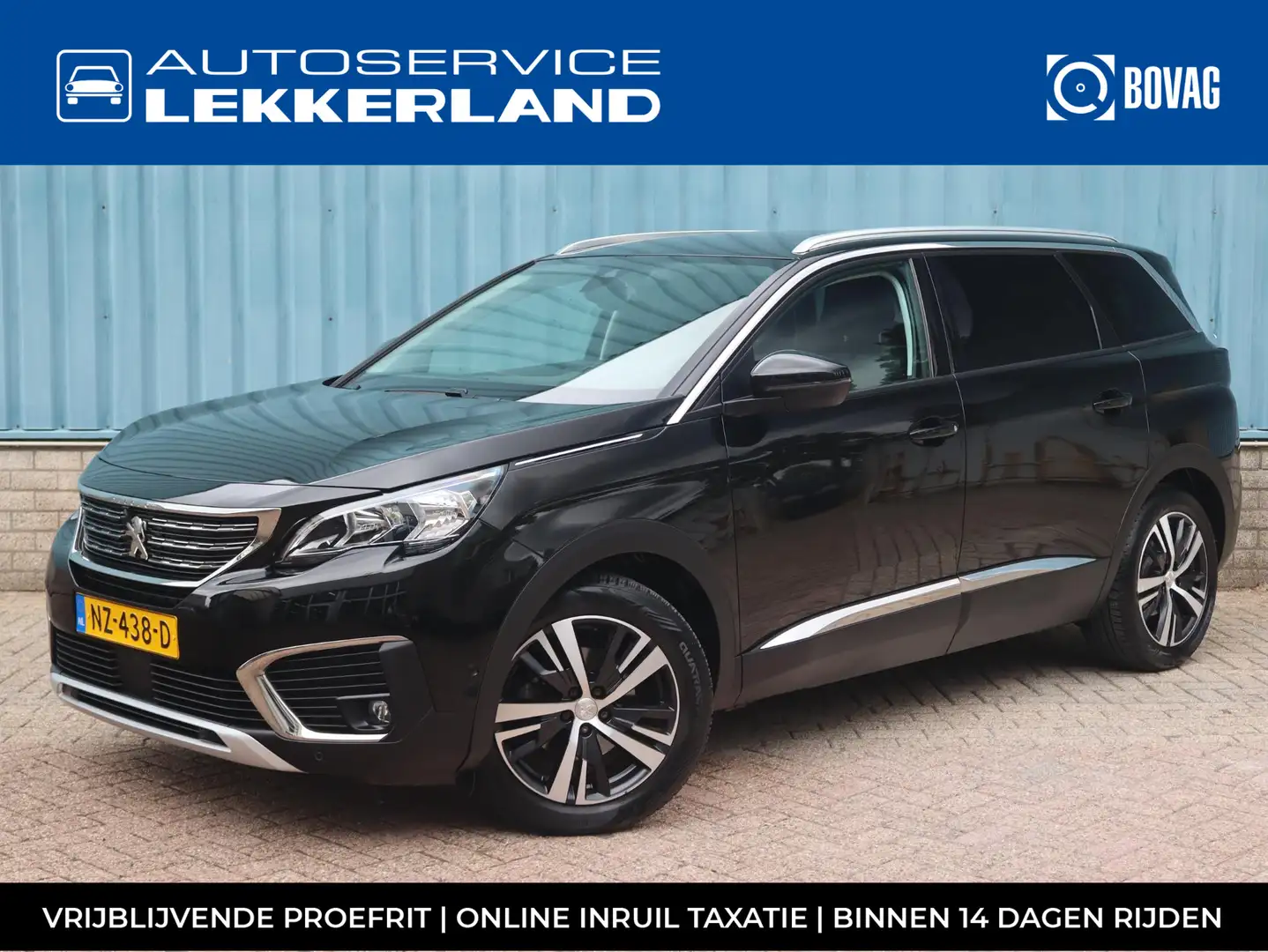 Peugeot 5008 1.6T 165PK AUTOMAAT Premium | 7-PERSOONS | NAVI | Noir - 1