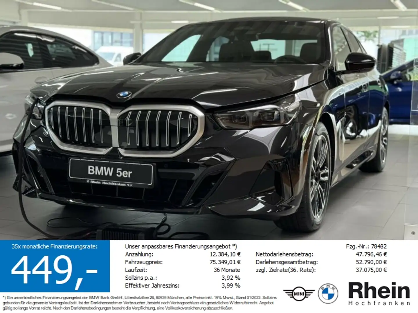 BMW 520 d *M-Sportpaket* *AHK* Schwarz - 1