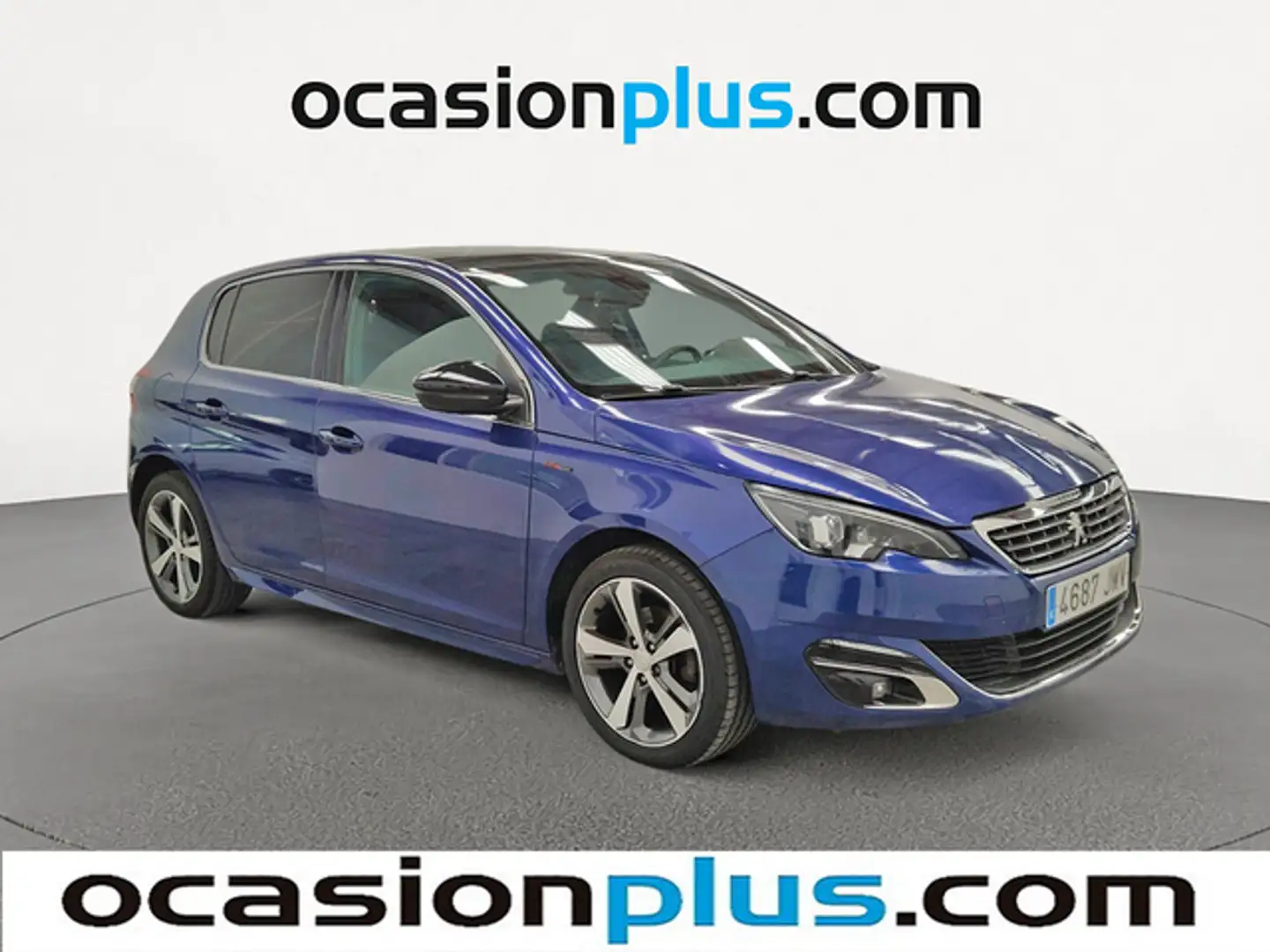 Peugeot 308 1.2 PureTech S&S GT Line 130 Blauw - 2