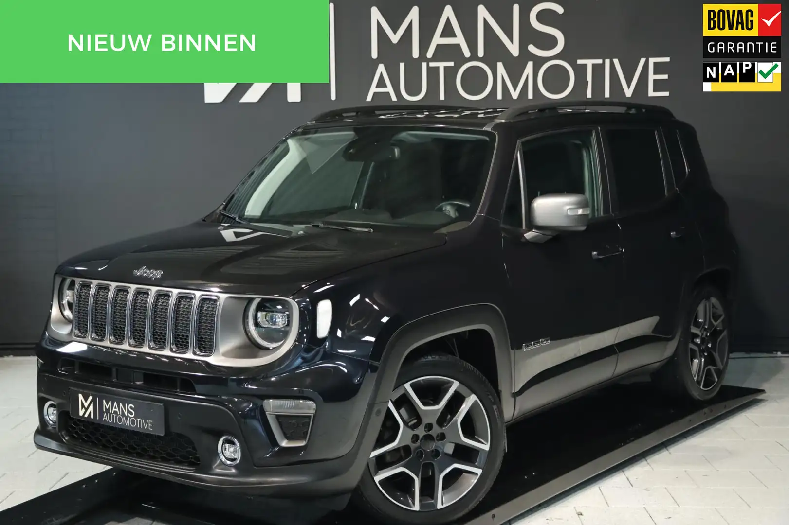 Jeep Renegade 1.3T Limited / LED / KEYLESS / CAMERA / CARPLAY / Zwart - 1