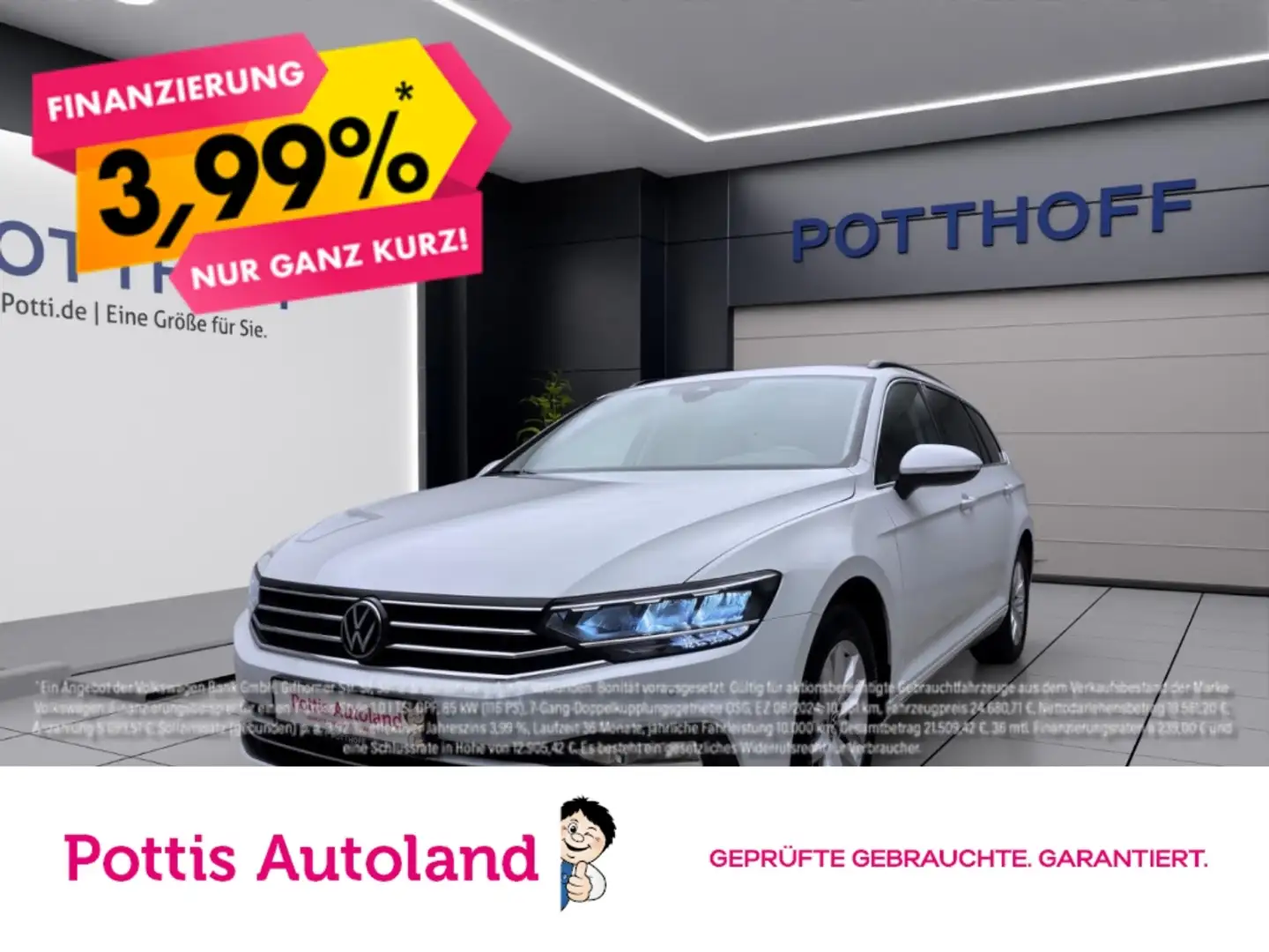 Volkswagen Passat Variant 2.0 TDI DSG BUSINESS NAVI KAMERA PDC LED Weiß - 1