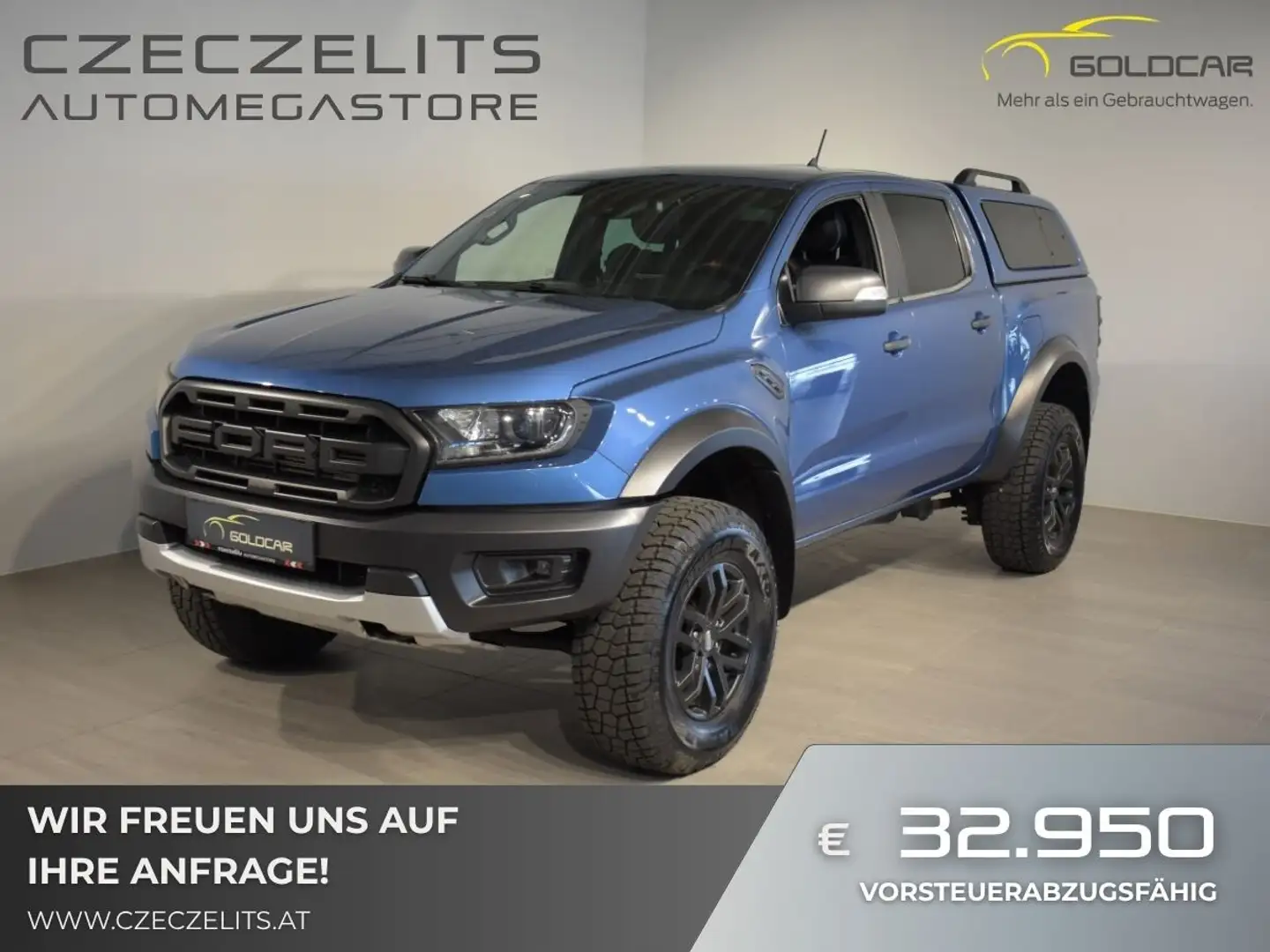 Ford Ranger Raptor Ranger Doppelkabine Raptor 4x4 2,0 EcoBlue Aut. Blau - 1