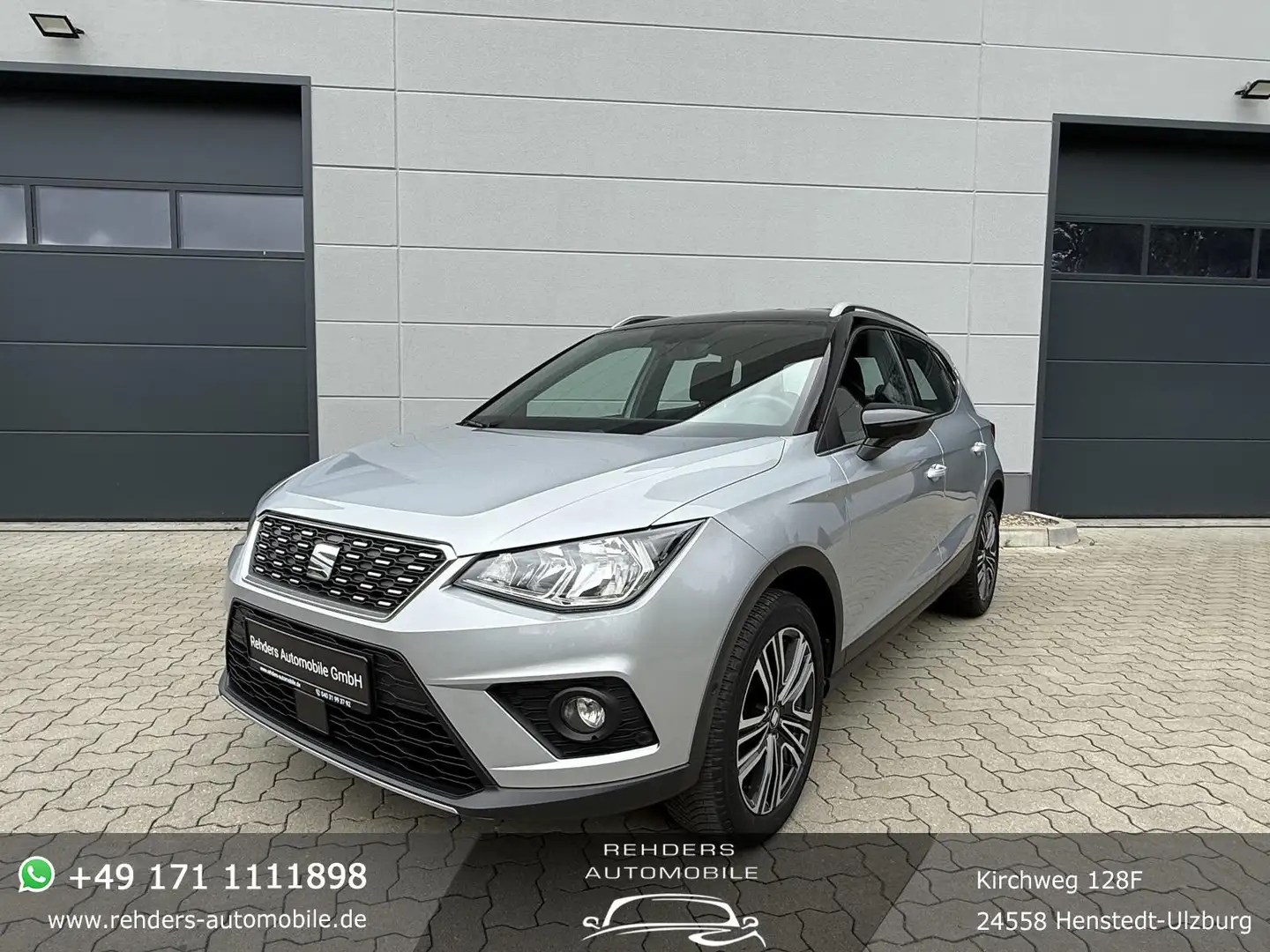 SEAT Arona Xcellence Kamera Sitzhzg Tempo Navi AppleCarplay Argent - 1