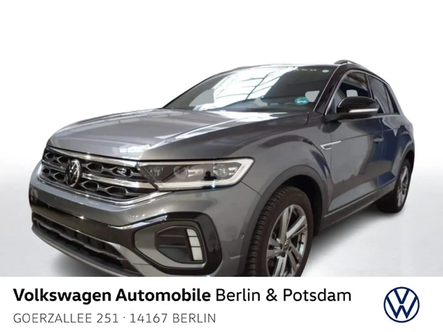 Volkswagen T-Roc 1.5 TSI DSG R-Line Navi Kamera AHK SHZ Grau - 1