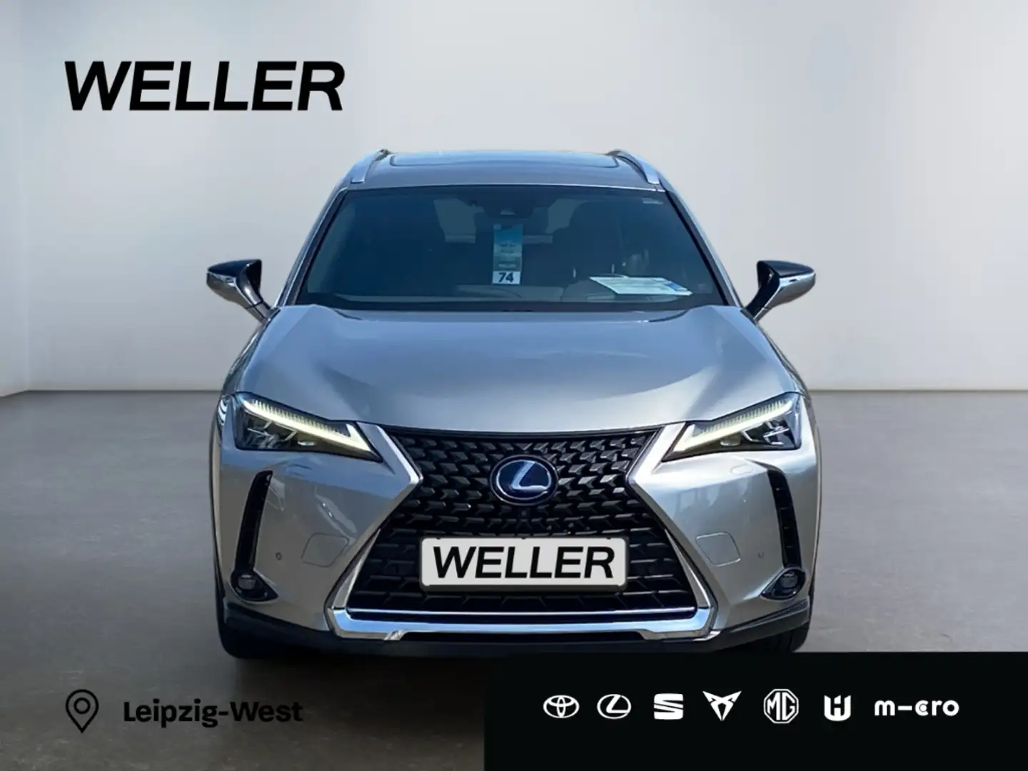Lexus UX 250h Luxury Line *360°*HUD*M Levinson*Memory* Srebrny - 2