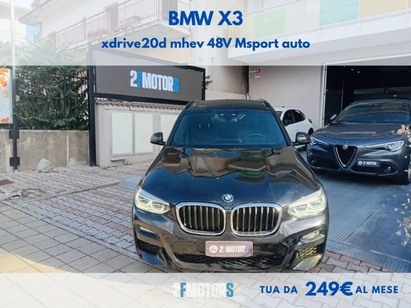 BMW X3 Xdrive20d mhev 48V Msport auto Schwarz - 1