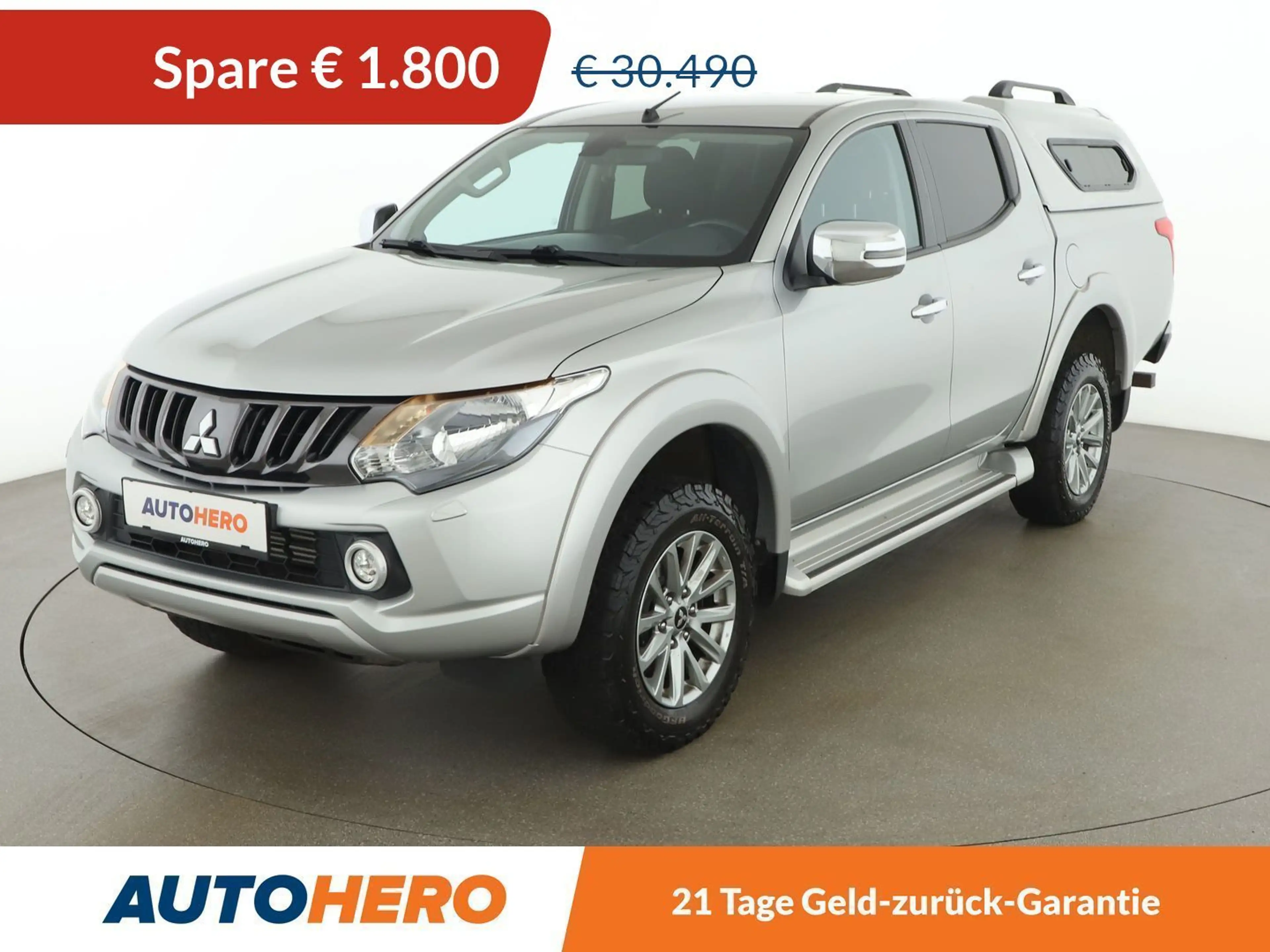 Mitsubishi L200 2.4 DI-D Top Doppelkabine 4WD Aut. *TEMPO*CAM*AHK*