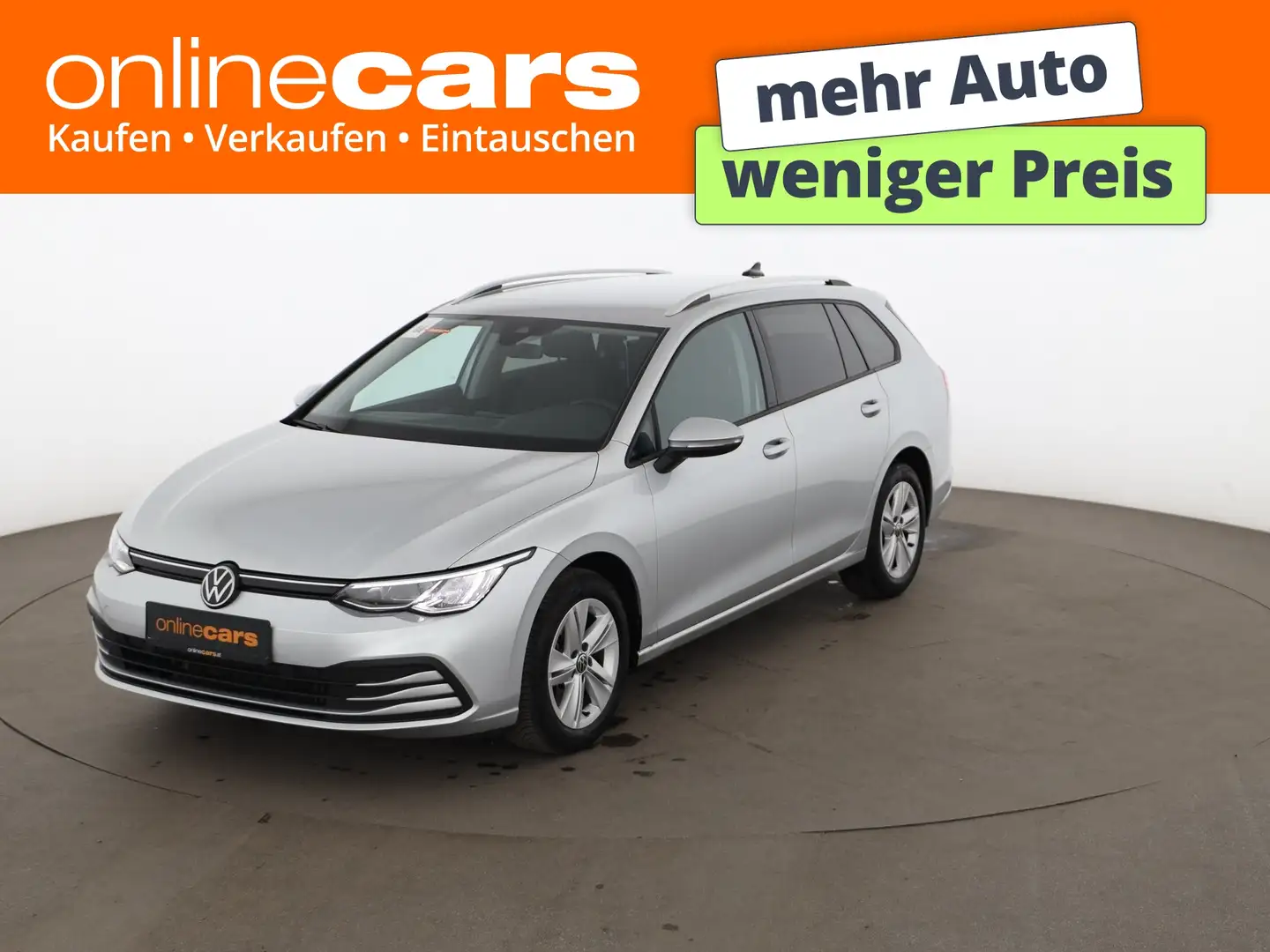 Volkswagen Golf Variant Golf VIII Variant 2.0 TDI Life Aut LED RADAR NAVI Silber - 1