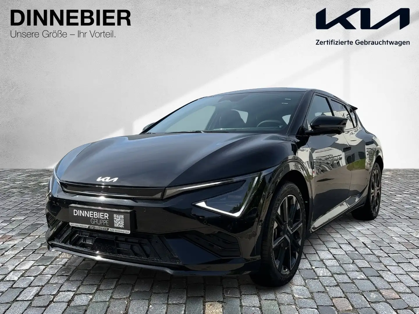 Kia EV6 GT-Line AWD+Glasdach+360°Kamera+LED+Navi Noir - 2